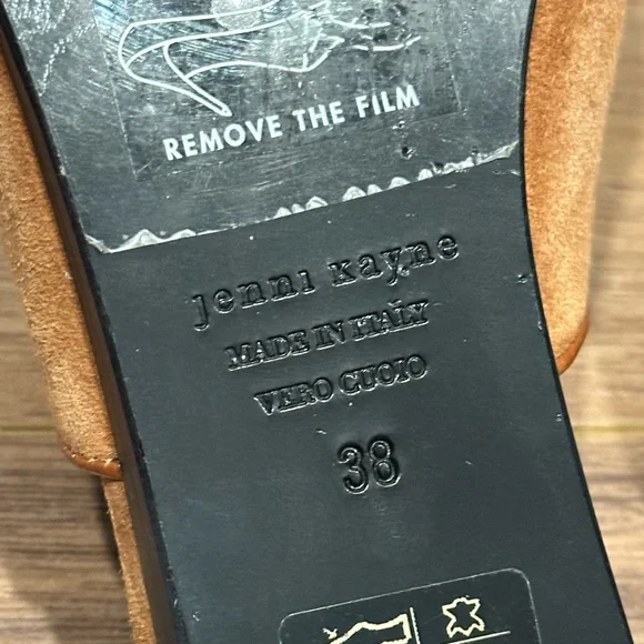 Jenni Kayne Suede Mules in Saddle Brown Size 38 / US 8 - Picture 9 of 13